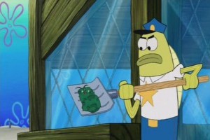 Sünger Bob Kare Pantolon Fotoğrafı