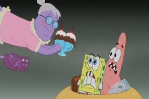 Sünger Bob Kare Pantolon Fotoğrafı