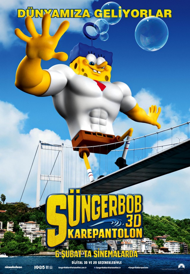 Sünger Bob Kare Pantolon 3D Fotoğrafları 4