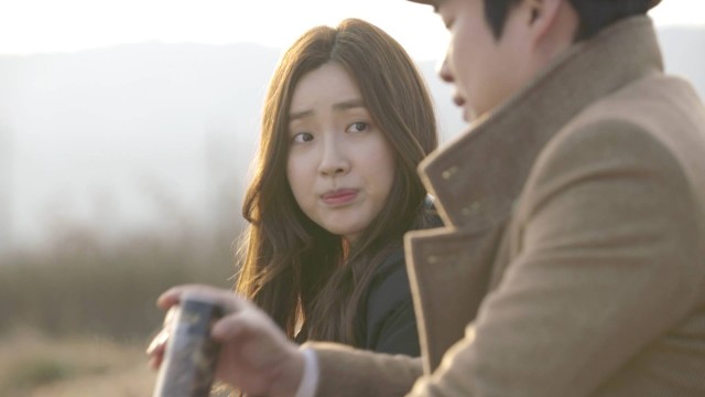 Flirty Boy and Girl Fotoğrafı